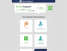 Tablet Screenshot of buddy-support.com